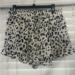 Leopard Print Women's Shorts